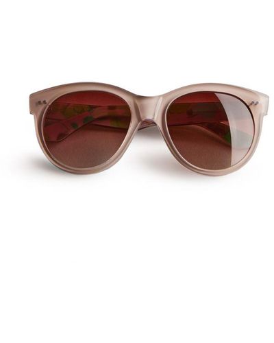 Ted Baker Manhatn Printed Sunglasses, Pale - Brown