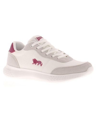 Lonsdale London Trainers Kinross Lace Up - Pink