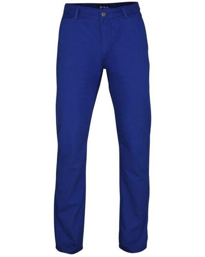 Asquith & Fox Classic Casual Chinos/trousers - Blue