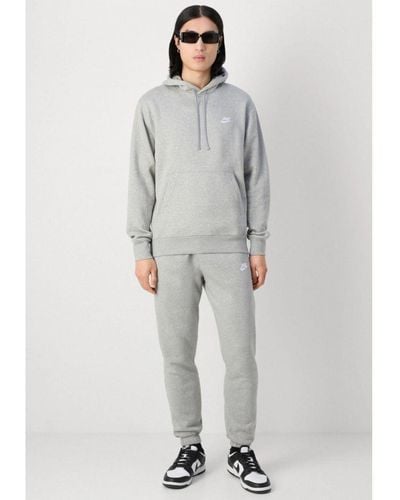 Nike Sportswear Club Fleece Hooded Tracksuit - Grey