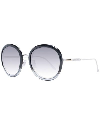 Longines Round Sunglasses With Gradient Lenses - Blue