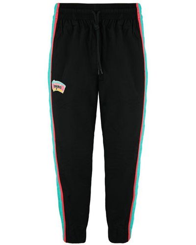 Mitchell & Ness Nba San Antonio Spurs Tearaway Track Trousers Nylon - Black