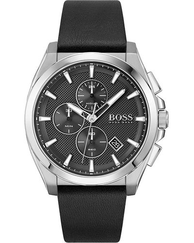 BOSS Grandmaster Horloge Zwart 1513881 - Grijs