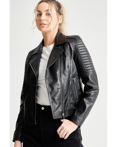 barney original leather jacket