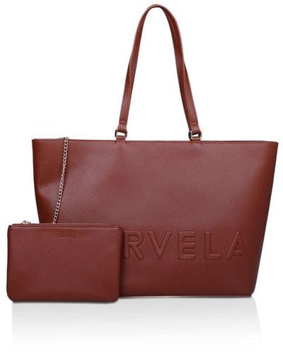 Carvela Kurt Geiger Frame Winged Shopper Bag - Red