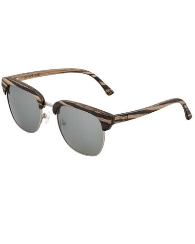 Earth Wood Sassel Polarized Sunglasses - Metallic