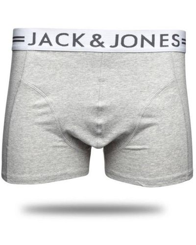 Jack & Jones 3-pack Trunkondergoed - Grijs