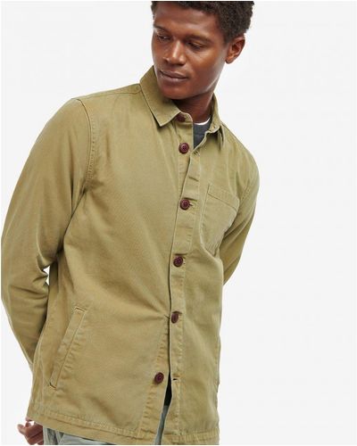 Barbour Washed Overshirt - Green