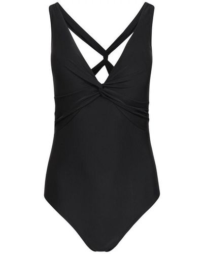 Mountain Warehouse Ladies Maldives Slim One Piece Swimsuit () - Black