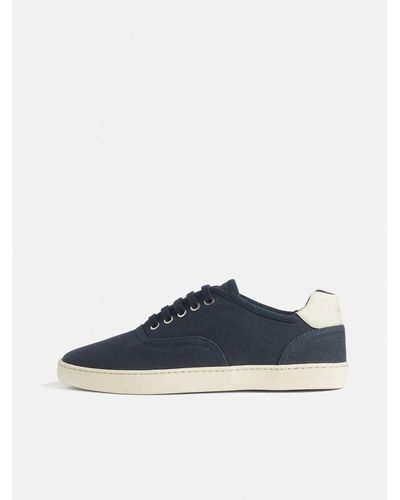 Jigsaw Margate Canvas Plimsoll - Blue