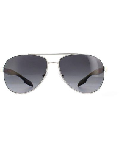 Prada Sunglasses 53Ps 1Bc5W1 Gradient Polarized Metal - Grey
