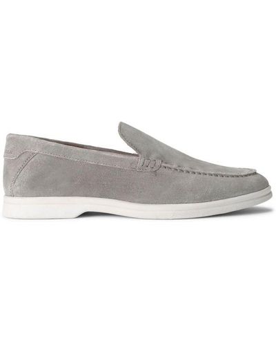 KG by Kurt Geiger Suede Ryan Loafers - White