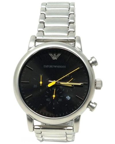 Emporio Armani Ar11324 Luigi Chronograph Watch Stainless Steel - Metallic
