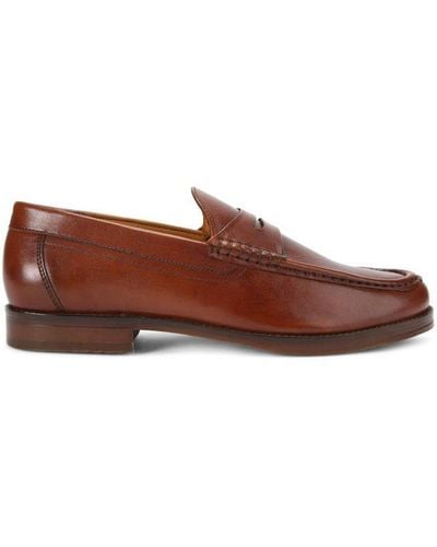 KG by Kurt Geiger Leather Francis Loafers - Brown