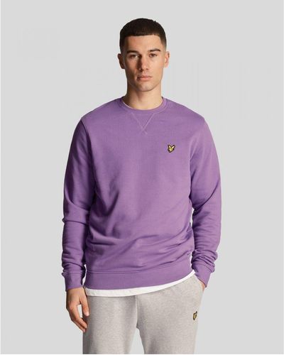 Lyle & Scott Crew Neck Sweatshirt - Purple