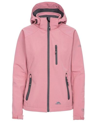 Trespass Ladies Bela Ii Waterproof Softshell Jacket - Pink