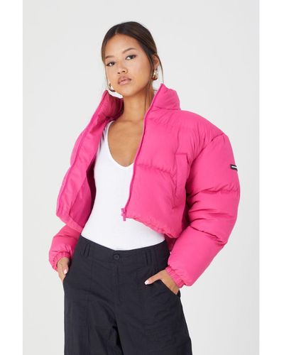 Good for top nothing pink coat