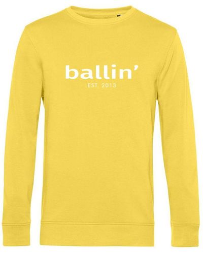 Ballin Amsterdam Est. 2013 Sweaters Basic Sweater Geel