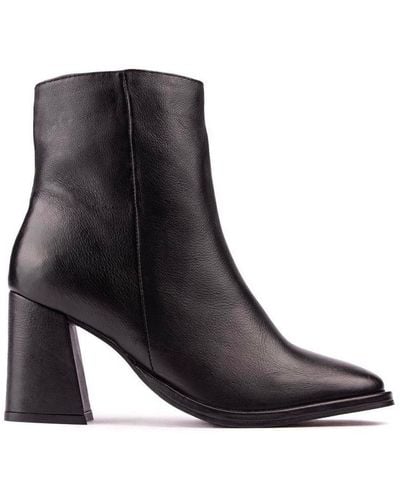 Sole Glenda Heel Boots - Black