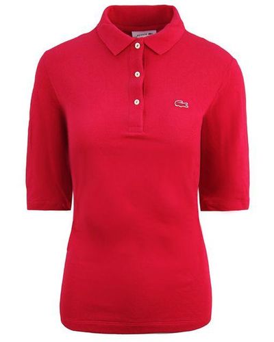 Lacoste Polo Shirt Cotton - Red