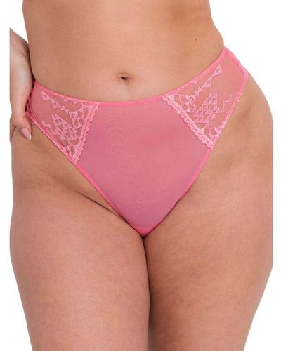 Curvy Kate Centre Stage Deep Thong - Pink