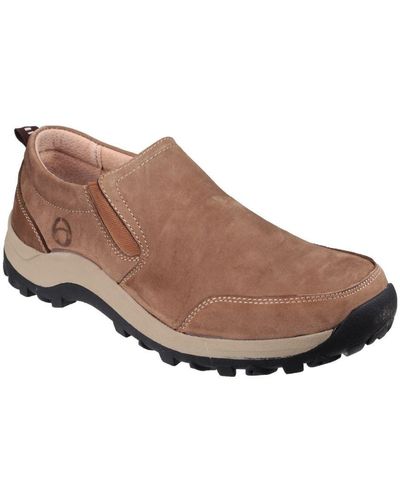 Cotswold Sheepscombe Slip On Shoe - Brown
