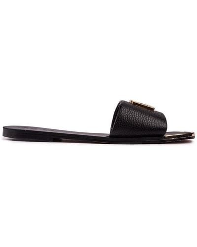 DKNY Gracen Sandals Leather - Black