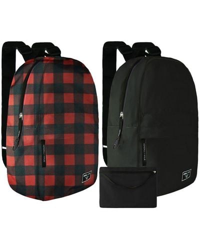 Kendall + Kylie Kendall + Kylie 2-pack Washable Red/black Backpack