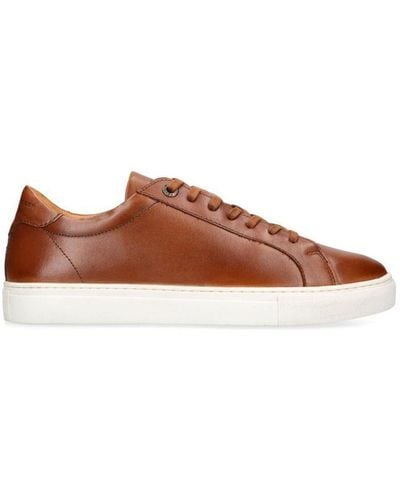 KG by Kurt Geiger Leather Fire Trainers - Brown
