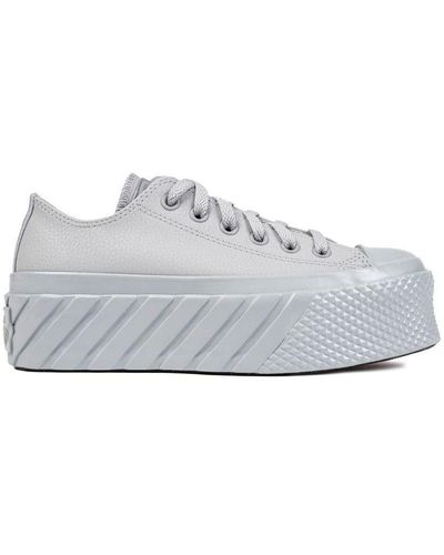Converse All Star Lift X2 Low Trainers - Grey
