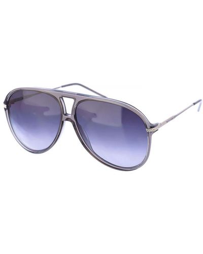 Dior Blacktie129S Acetate Sunglasses With Aviator Shape - Blue