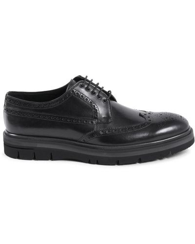 Dee Ocleppo Brogue Shoes Eb138 Vitello Nero - Black