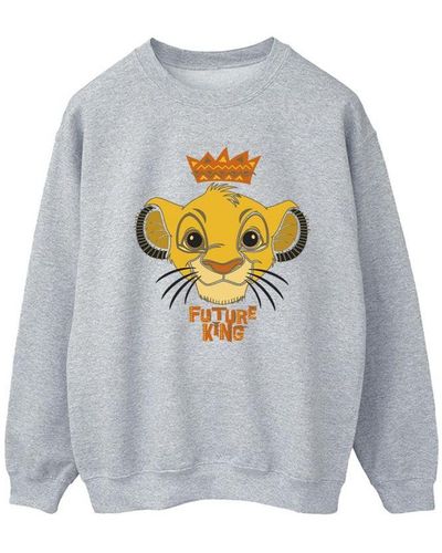Disney Ladies The Lion King Future Sweatshirt (Sports) - Grey