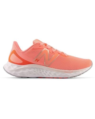 New Balance Womenss Fresh Foam Arishi V4 Running Shoes - Pink
