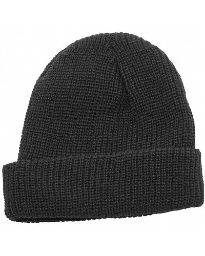 Regatta Fully Ribbed Winter Watch Cap / Hat - Black