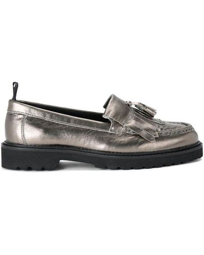 KG by Kurt Geiger Leather Margot Loafers Leather - Grey