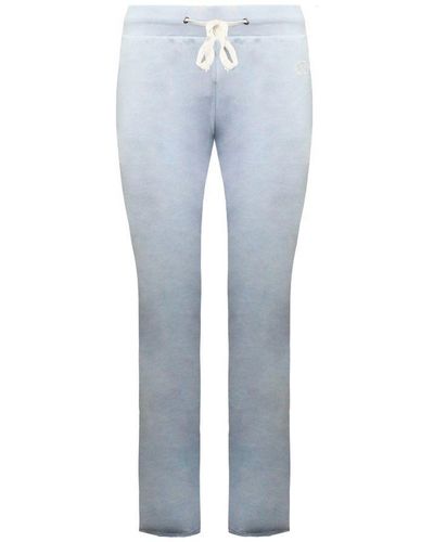 Vans Off The Wall Stretch Graphic Logo Light Track Trousers Vn0005C7Iah Cotton - Blue