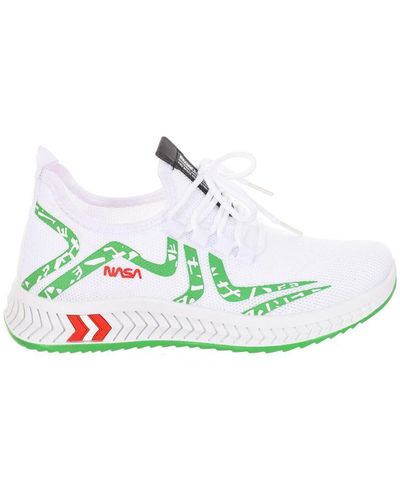 NASA Csk2027 High Style Lace-Up Sports Shoes - Green