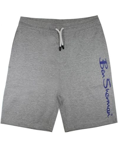 Ben Sherman Logo Shorts Cotton - Grey
