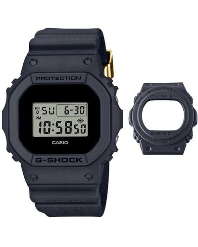 G-Shock G-shock Remaster Horloge Zwart Dwe-5657re-1er - Blauw