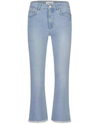 FABIENNE CHAPOT Cropped High Waist Flared Jeans Lizzy Lichtblauw