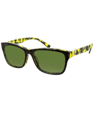 Lacoste Acetate Sunglasses With Rectangular Shape L683S - Green