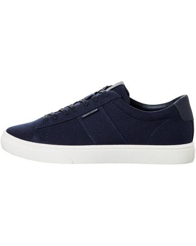 Jack & Jones And Canvas Trainers - Blue