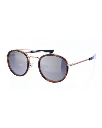 DSquared² Acetate And Metal Sunglasses With Oval Shape D20011S - Brown