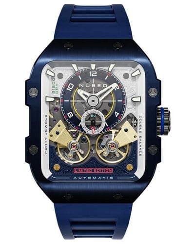 Nubeo Maven Automatic Limited Edition Deep Blue Watch Nb-6077-04