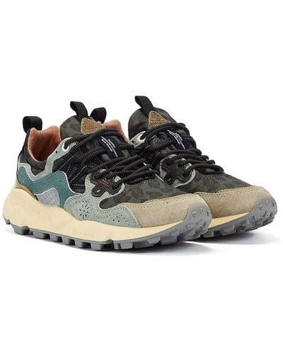Flower Mountain Yamano 3 Black/grey Trainers Suede