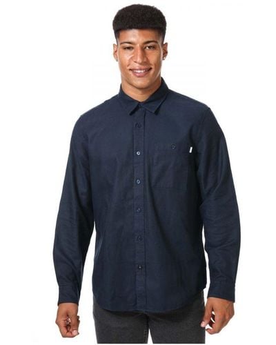 Timberland Zacht Katoenen Overhemd Voor , Marineblauw