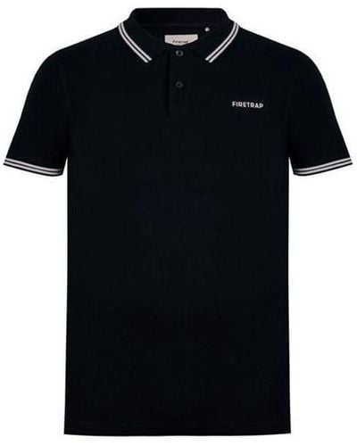 Firetrap Lazer Polo Shirt - Black