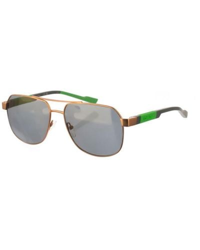 Calvin Klein Ck23103S Square-Shaped Metal Sunglasses - Metallic