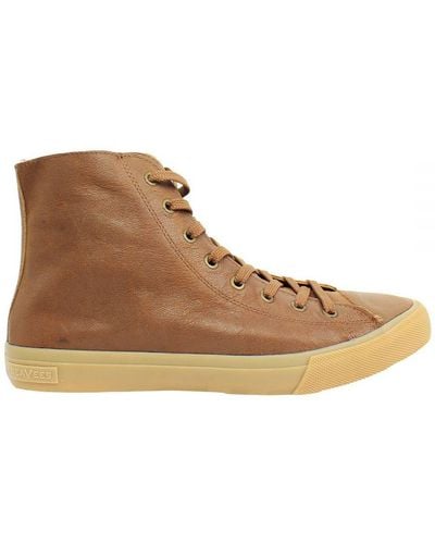 Seavees Army Issue High Shoes - Brown